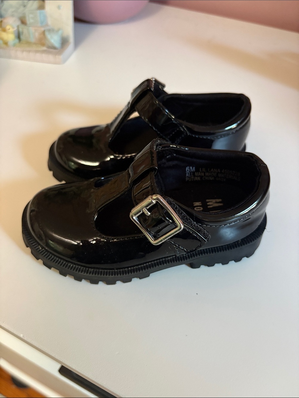 Mix No. 6 Black Patent Mary Jane with Buckle